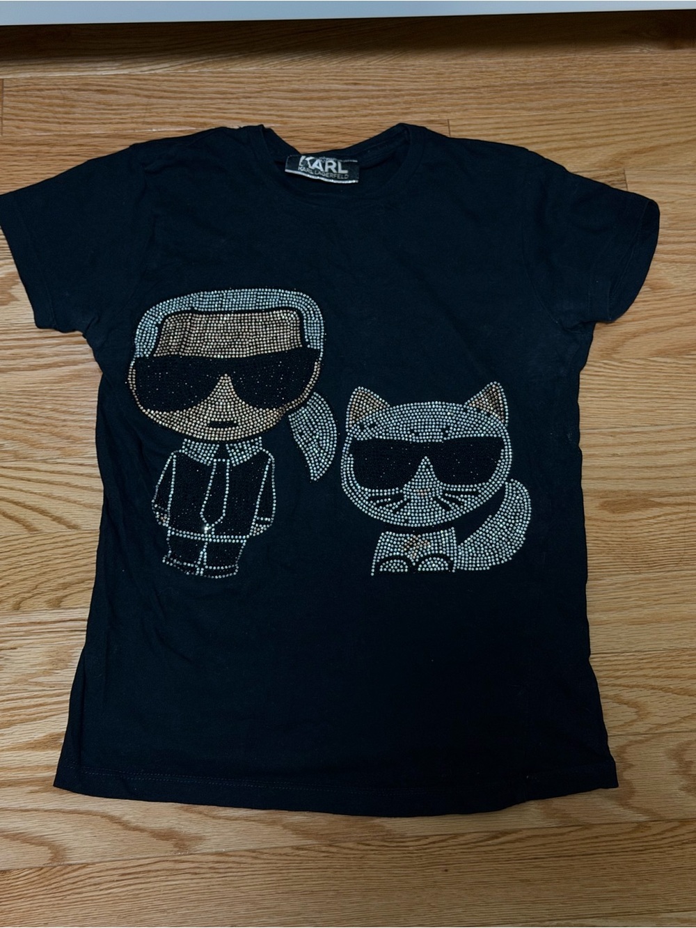 Karl Lagerfeld Rhinestone t-shirt